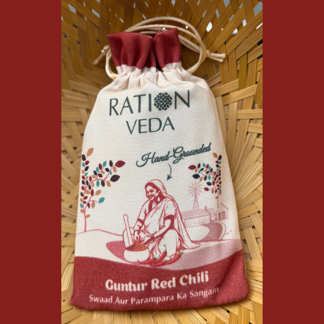 Guntur Chilli Powder - Deep Red & Mild Spicy